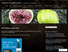 Tablet Screenshot of cornucopiafoodforest.wordpress.com