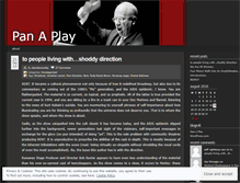 Tablet Screenshot of panaplay.wordpress.com