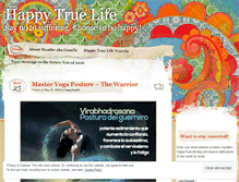 Tablet Screenshot of happytruelife.wordpress.com