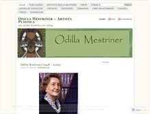 Tablet Screenshot of odillamestriner.wordpress.com