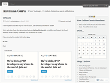 Tablet Screenshot of antennaguru.wordpress.com