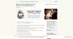 Desktop Screenshot of mollietobiasphotography.wordpress.com