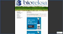 Desktop Screenshot of bioteksa.wordpress.com