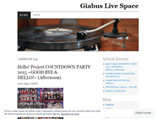 Tablet Screenshot of giabus.wordpress.com