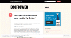 Desktop Screenshot of ecoflower.wordpress.com