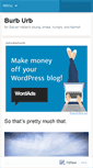 Mobile Screenshot of burburb.wordpress.com