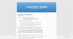 Desktop Screenshot of justiz4alle.wordpress.com