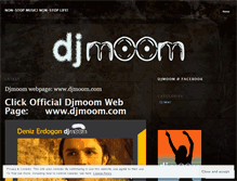 Tablet Screenshot of djmoom.wordpress.com
