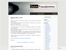 Tablet Screenshot of outropseudonimo.wordpress.com