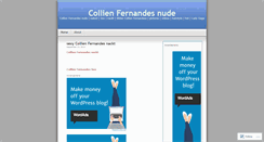 Desktop Screenshot of collienfernandesnude.wordpress.com