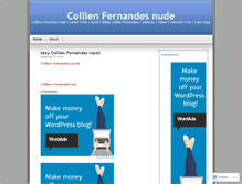 Tablet Screenshot of collienfernandesnude.wordpress.com