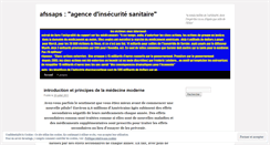 Desktop Screenshot of afssaps.wordpress.com