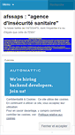 Mobile Screenshot of afssaps.wordpress.com