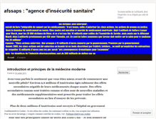 Tablet Screenshot of afssaps.wordpress.com