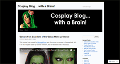 Desktop Screenshot of cosplaybrain.wordpress.com