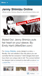 Mobile Screenshot of jennyshimizuonline.wordpress.com