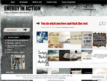 Tablet Screenshot of energyinaction.wordpress.com