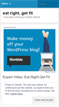 Mobile Screenshot of eatrightgetfit.wordpress.com