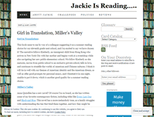 Tablet Screenshot of jackieisreading.wordpress.com
