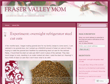 Tablet Screenshot of fraservalleymom.wordpress.com