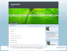 Tablet Screenshot of haryati18andy.wordpress.com