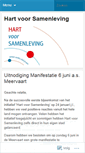 Mobile Screenshot of hartvoorsamenleving.wordpress.com