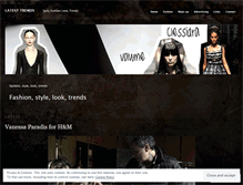 Tablet Screenshot of iblatesttrends.wordpress.com