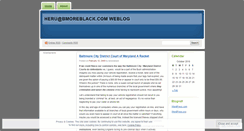 Desktop Screenshot of bmoreblack.wordpress.com