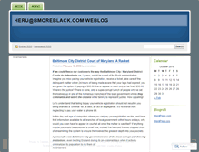 Tablet Screenshot of bmoreblack.wordpress.com