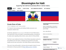 Tablet Screenshot of bloomington4haiti.wordpress.com