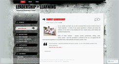 Desktop Screenshot of leadershiplearning.wordpress.com