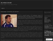 Tablet Screenshot of delpuebloconmar.wordpress.com