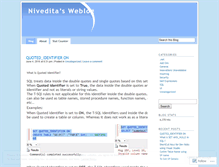 Tablet Screenshot of niveditaswaminathan.wordpress.com