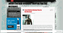 Desktop Screenshot of jasonstathamworkoutroutineformechanic.wordpress.com