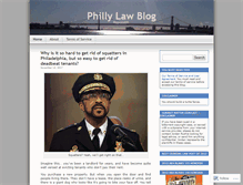 Tablet Screenshot of phillylawblog.wordpress.com