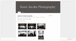 Desktop Screenshot of koenjphoto.wordpress.com