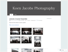 Tablet Screenshot of koenjphoto.wordpress.com
