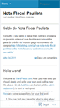 Mobile Screenshot of notafiscalpaulistasp.wordpress.com
