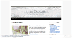 Desktop Screenshot of irinakuzminaphoto.wordpress.com