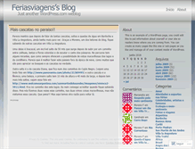 Tablet Screenshot of feriasviagens.wordpress.com