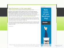 Tablet Screenshot of durangobizwomenideaexchange.wordpress.com