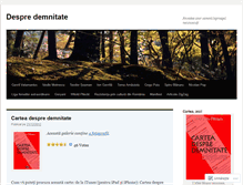 Tablet Screenshot of despredemnitate.wordpress.com