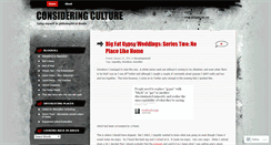 Desktop Screenshot of consideringculture.wordpress.com