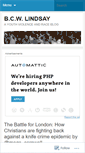 Mobile Screenshot of bcwlindsay.wordpress.com