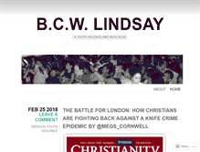 Tablet Screenshot of bcwlindsay.wordpress.com