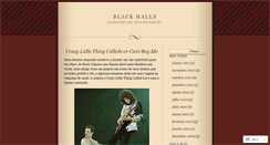 Desktop Screenshot of blackhalls.wordpress.com