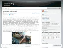 Tablet Screenshot of mygusto.wordpress.com