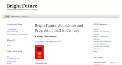 Desktop Screenshot of brightfuture21c.wordpress.com