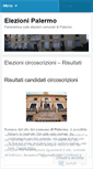 Mobile Screenshot of elezionipalermo.wordpress.com