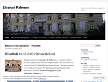 Tablet Screenshot of elezionipalermo.wordpress.com